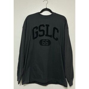 Gymshark GSLC 66 Black Long Sleeve Shirt Men M Athleisure Workout Gym Casual